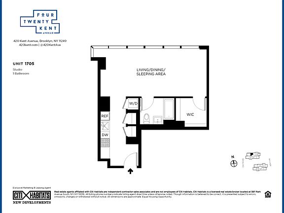 2nd image of 420 Kent Ave APT 1705