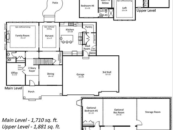 Ironwood Floorplan - Garage Right