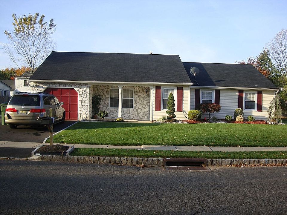 Front view with a beautiful landscape