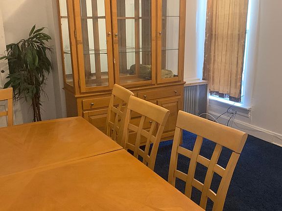 Furnished dining room