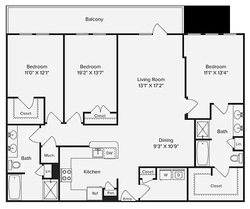 Floor plan C2_1450