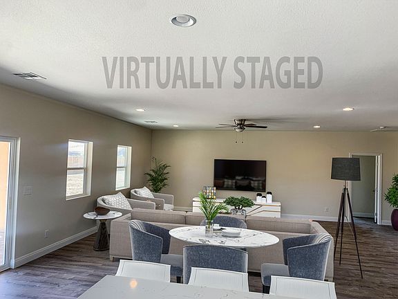 Great Room virtually staged