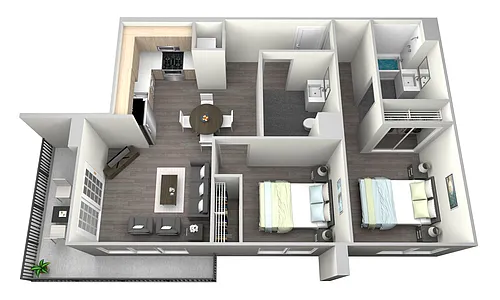 Floor plan Plan 2B