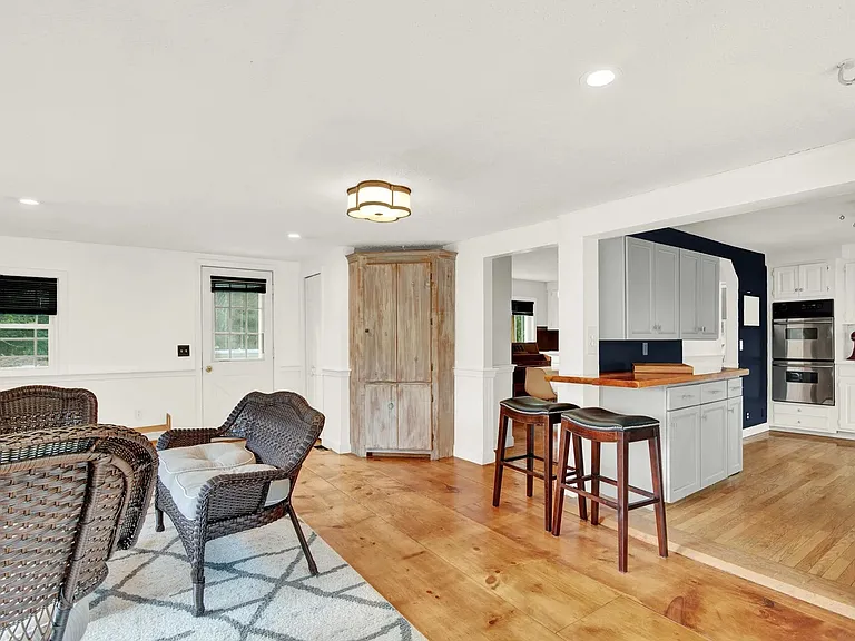 Sunroom Looking into Kitchen