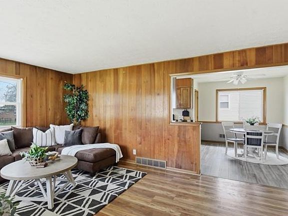 Living room into Dining room