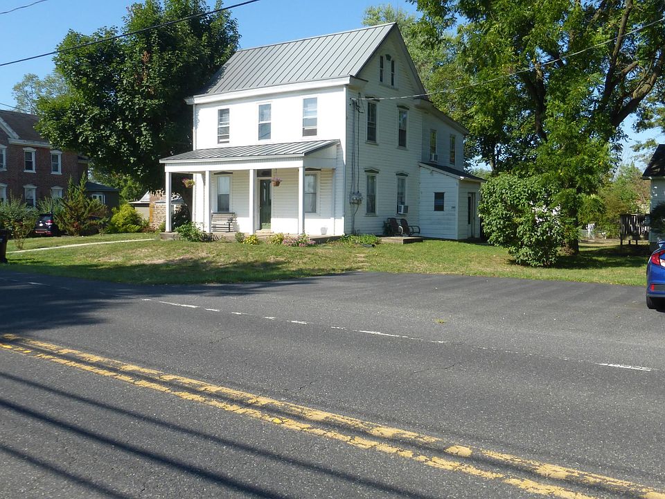 Street view and parking area
