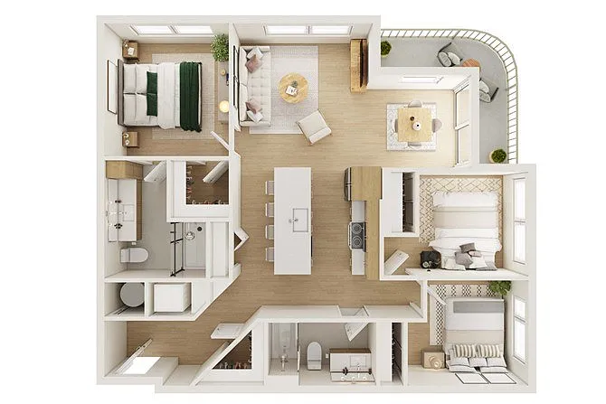 Floor plan The Set Wave