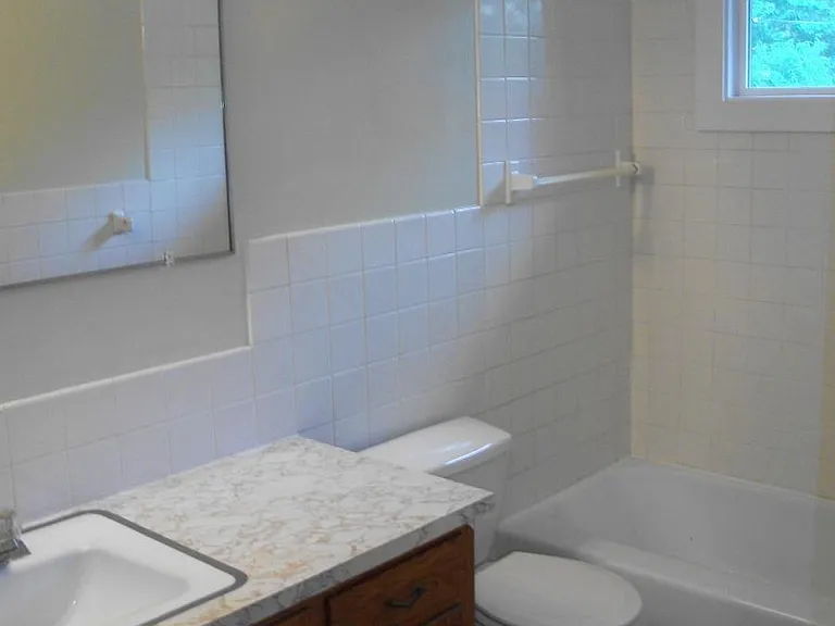 Primary bath upstairs.