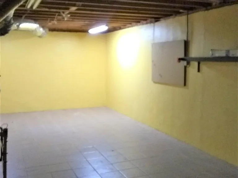 Large semi finished room off basement ideal for pool table of man's cave.
