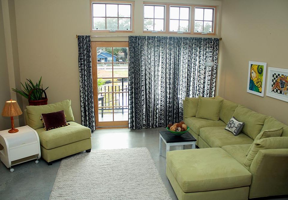 Living area by French door