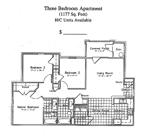 Floor plan 3X2