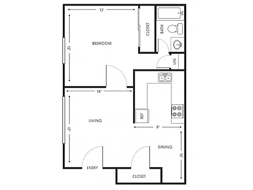 Floor plan A1BR
