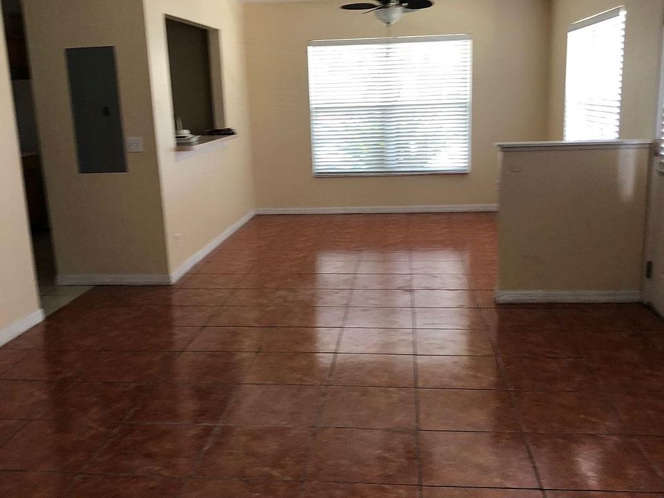 Large dining/living room area. That's a counter and pass through area at the end.