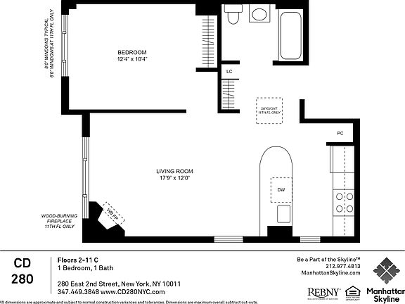 2nd image of 280 E 2nd St #703