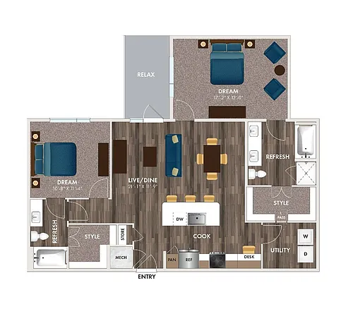 Floor plan B4
