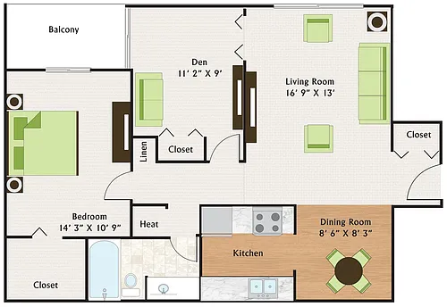 Floor plan C