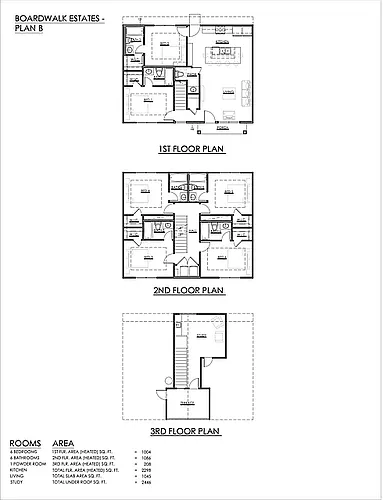 Floor plan Plan B 6 BD