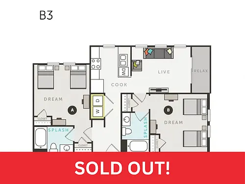 Floor plan B3