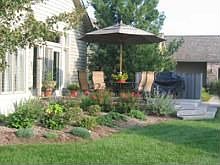 Back yard/deck
