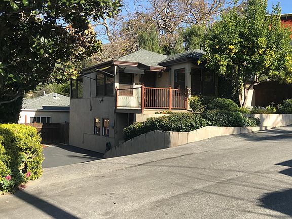 Front door and porch from street view