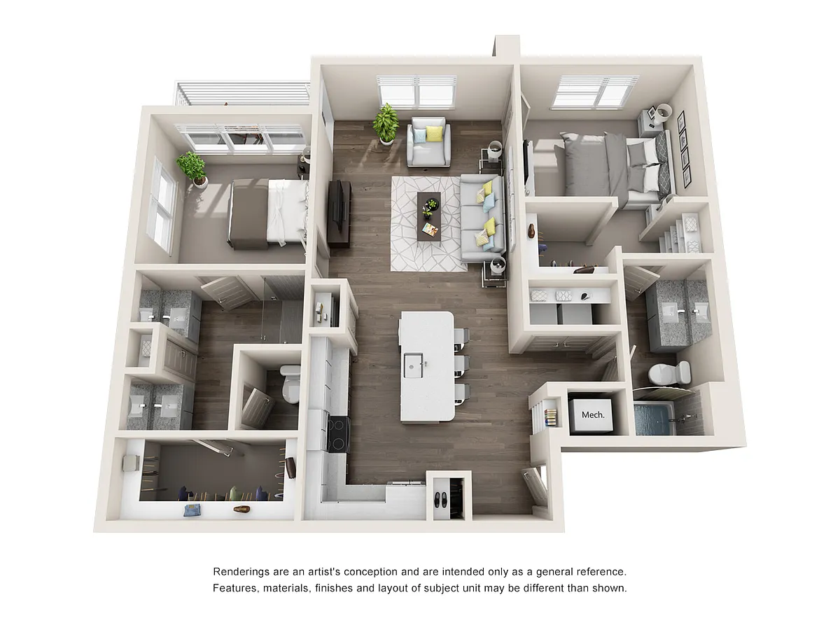 Floor plan B3