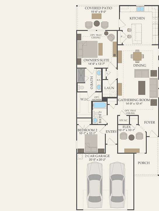 First Floor 2 br 2 ba