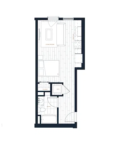Floor plan Studio