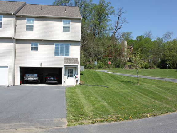 Rear of townhouse and side yard