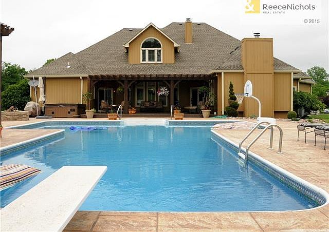 Cool off in the salt water swimming pool!