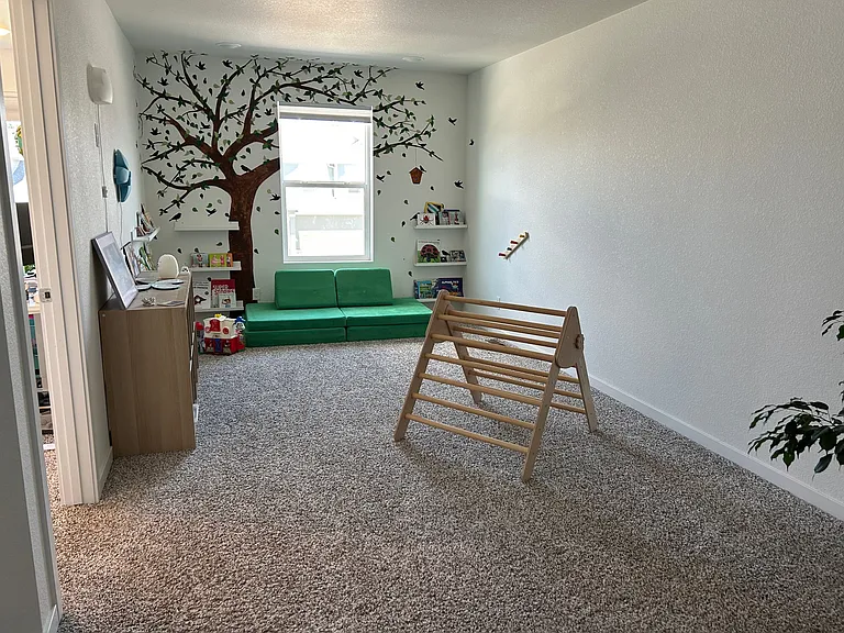 Upstairs loft area