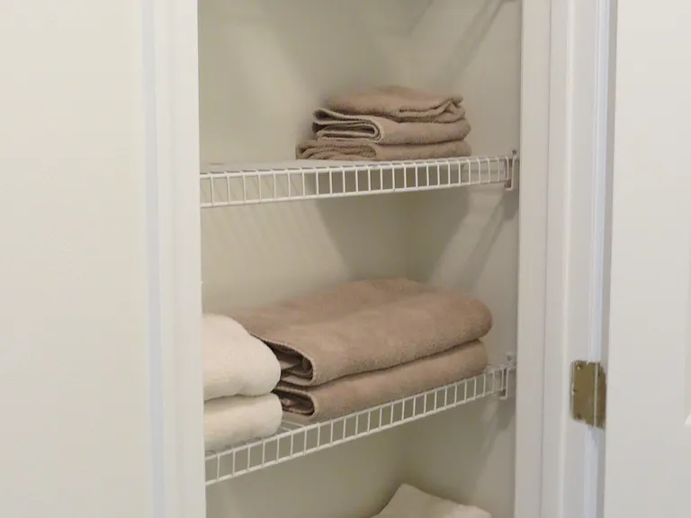 Hall linen closet
