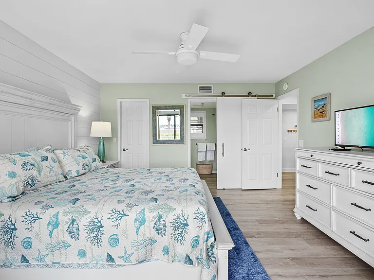 Master bedroom with ensuite bath