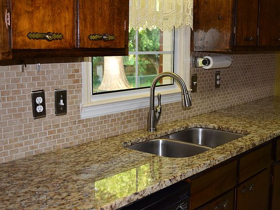 New granite countertops and sink