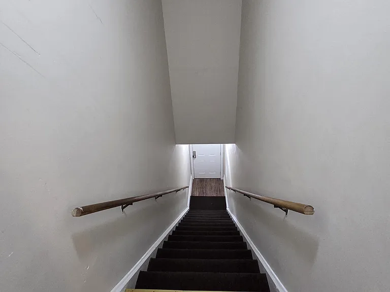 Interior stairway entrance
