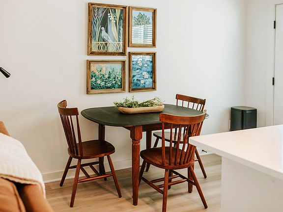 Whether it's breakfast or late-night snacks, this table has you covered.