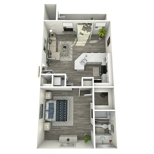 Floor plan 1X1
