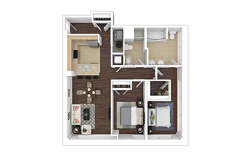 Floor plan B4 - Renovated