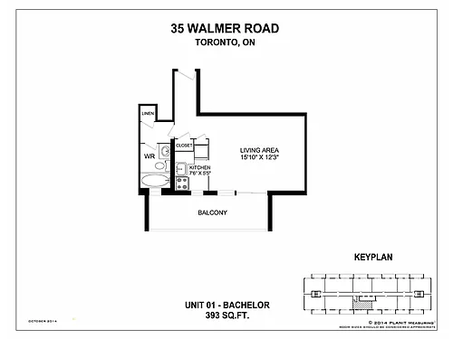 Floor plan Studio