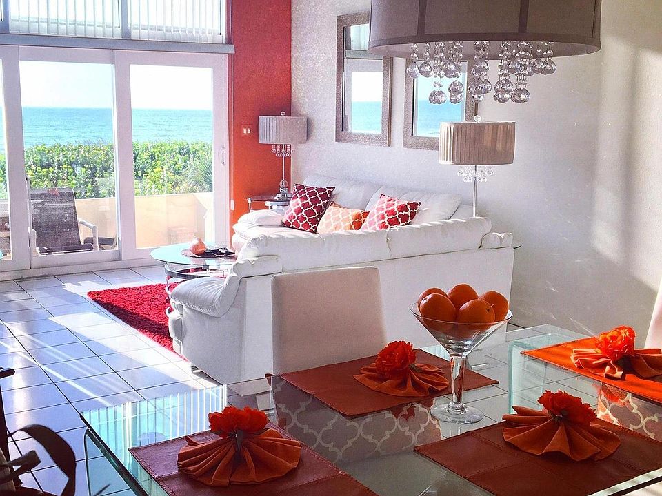 Spectacular direct ocean view from living area! Beautifully furnished and custom decorated!