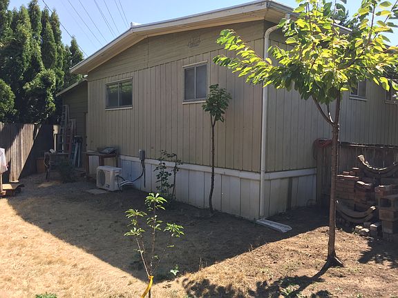 Yard at rear of home