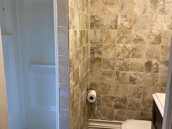 Bathroom with walk in shower
