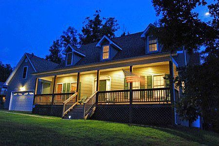 enjoy evening on full front porch