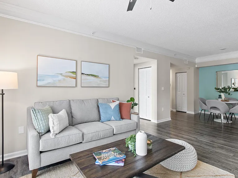 Furnished Living Room at Verona at Boynton Beach Apartments in Boynton Beach, FL 33426