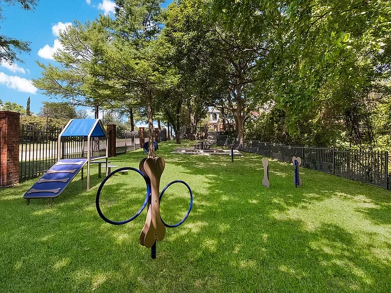 Tail-wagging fun awaits at our apartment's dog park