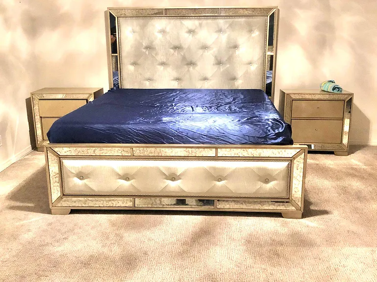 master bedroom, this is an eastern king bed for reference. It is a huge room.