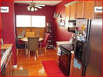 Kitchen with breakfast nook
