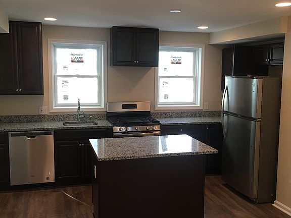 Open kitchen with island