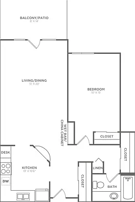 A1R | 1x1 | 908 sq ft A1R | 1x1 | 908 sq ft