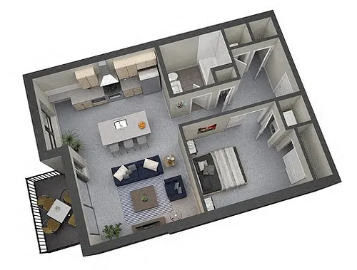Floor plan Whittier