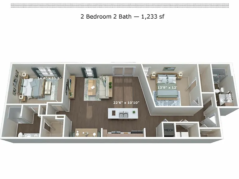 Wheelhouse Apartments on the Monon — Photo 42